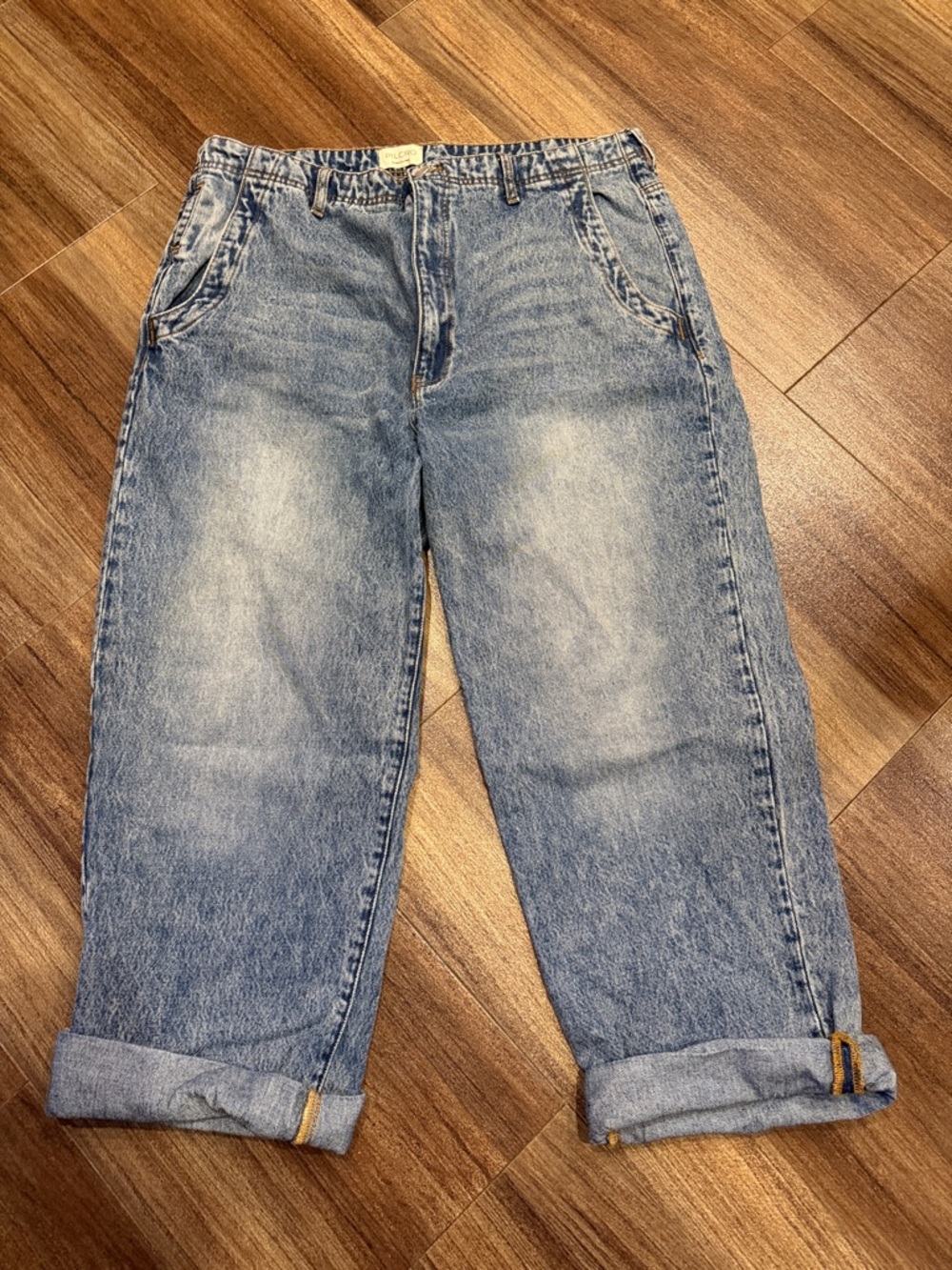 Pilcro Women's Light Blue Cropped Ankle Jeans